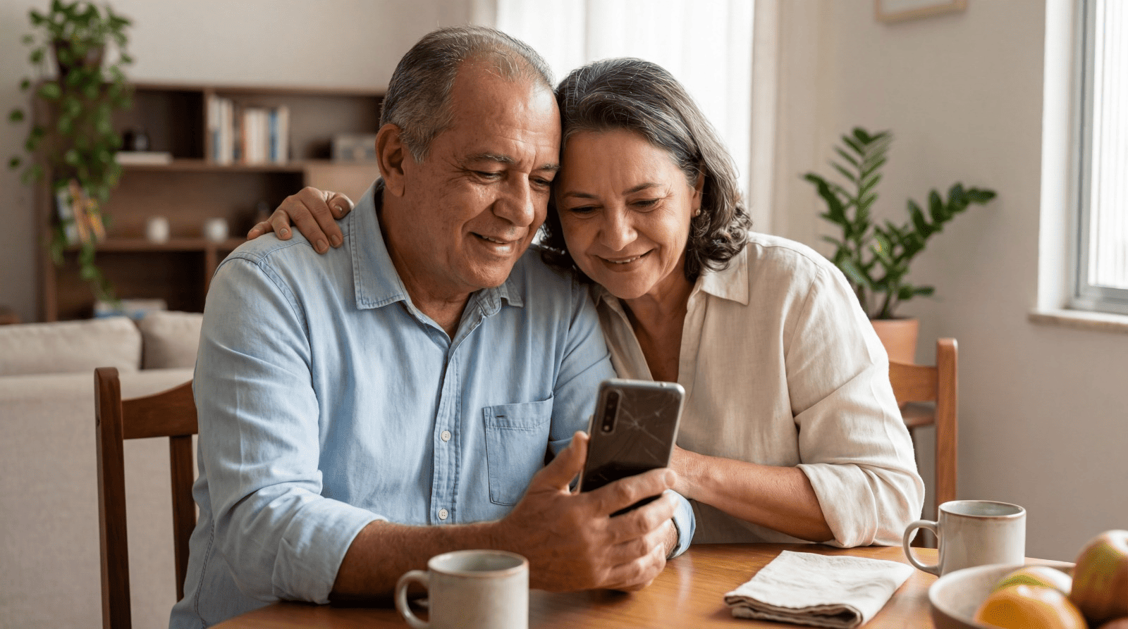 Mãos oferecendo amparo e cuidado